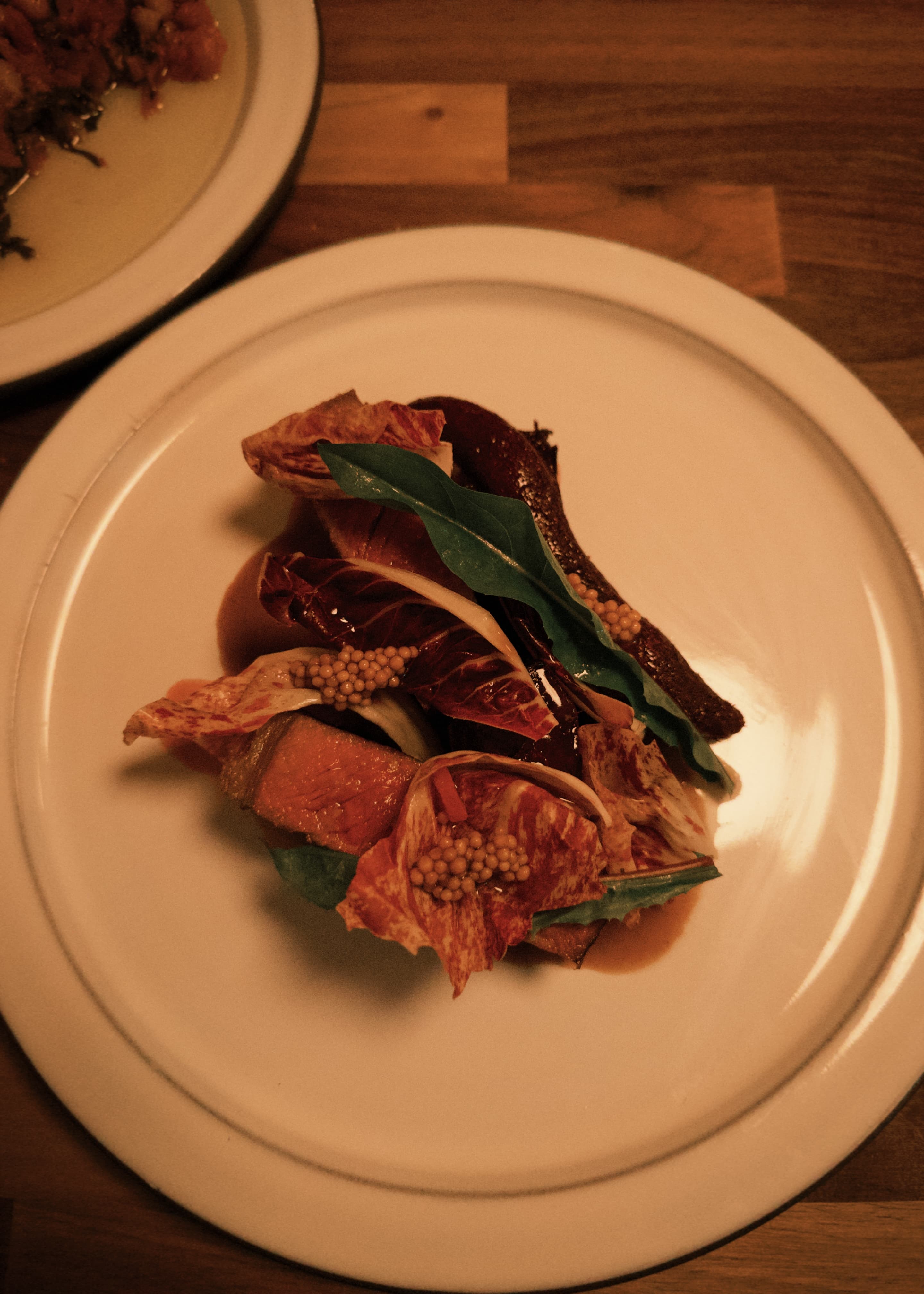 A finished dish at Cicely